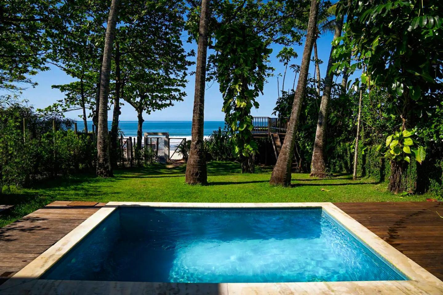 Вилла C7, Casa Vibrante, Pe Na Areia De Maresias Сан-Себастьян Экстерьер фото