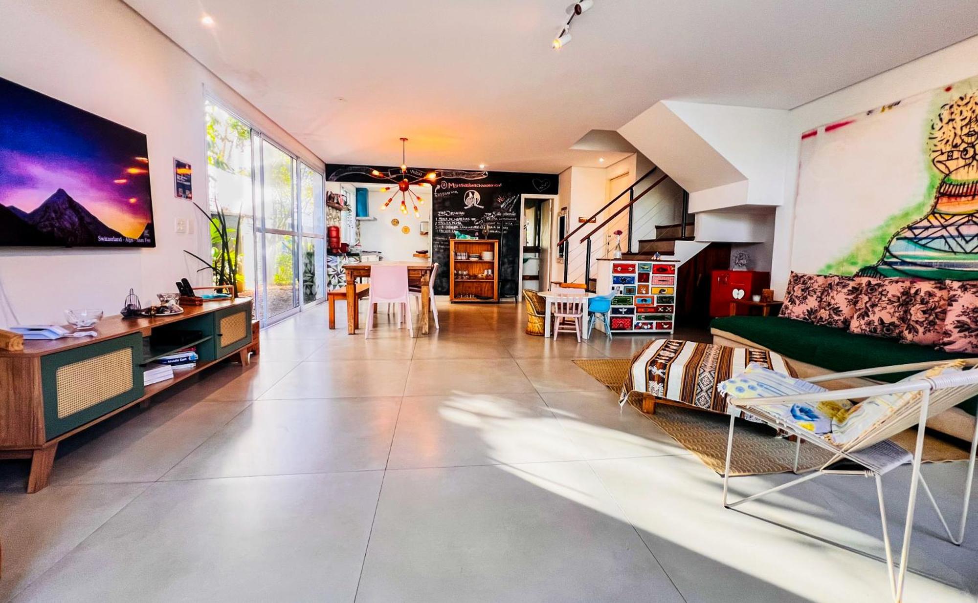 Вилла C7, Casa Vibrante, Pe Na Areia De Maresias Сан-Себастьян Экстерьер фото